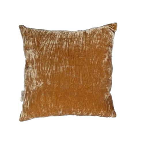 01-027.24 | Silk Velvet Cushion Cover Luxe 50x50cm Mustard