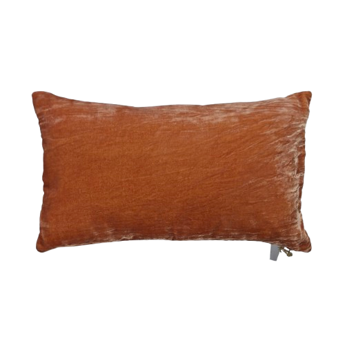 01-058.03 | Silk Velvet Cushion Cover Luxe 50x30cm Blush