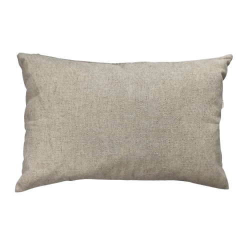 Linen Cushion Cover Texture 60x40cm Natural
