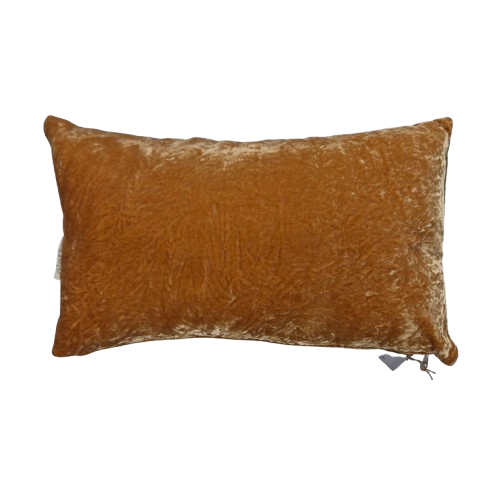 01-361.24 | Silk Velvet Cushion Cover Luxe 50x30 Mustard