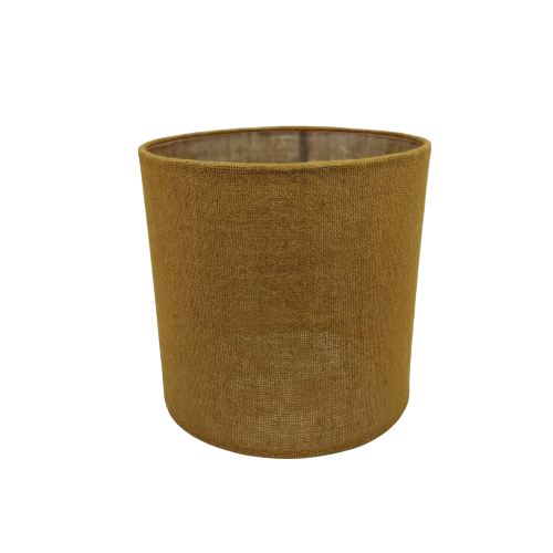 10-035.24 | Hessian Lampshade Cylinder 30x30cm Mustard