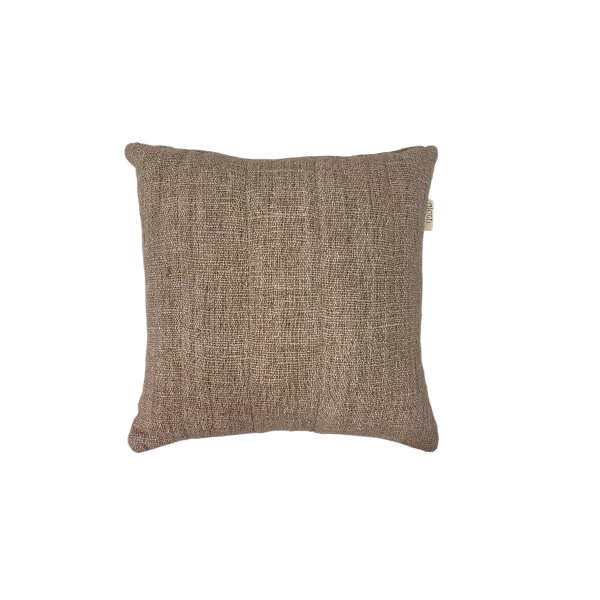 01-122.47| Hand Woven Cotton Cushion Cover Garis 50x50cm Lotus