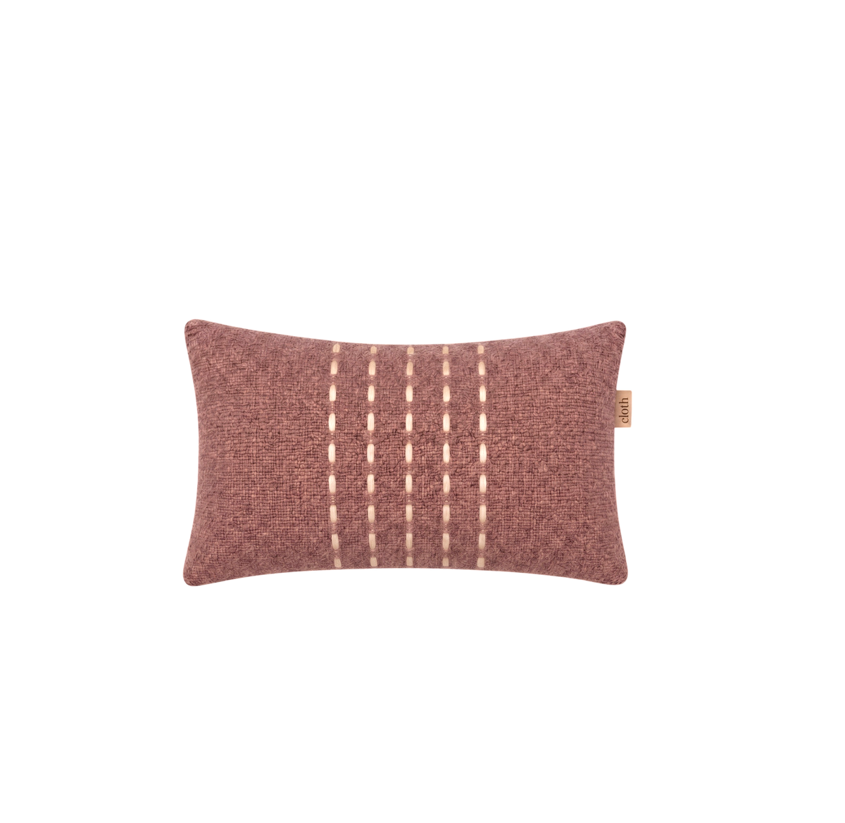 01-771.47| Hand Woven Cotton Cushion Cover Stitch Panel 50x30cm Lotus