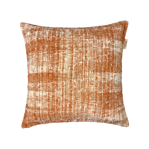 01-413.45| Cotton Popcorn Cushion Cover 55x55cm Terracotta