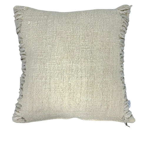 01-307.28| Hand Woven Cotton Cushion Cover Twist 50x50cm Natural