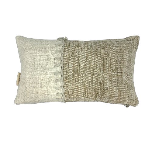 01-515.28| Cotton Cushion Cover Archipel 50x30cm Natural