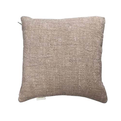 Hand Woven Cotton Cushion Cover Piping 55x55cm Lotus