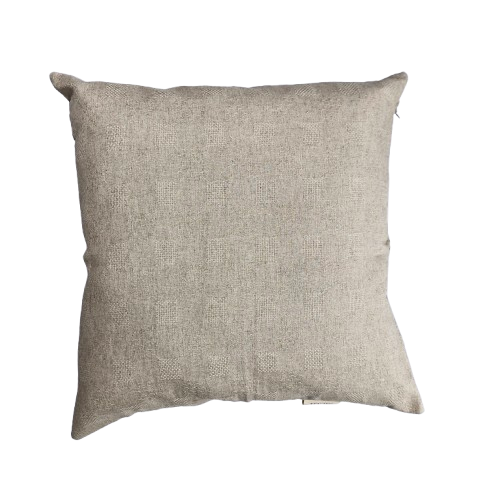 Linen Cushion Cover Texture 50x50cm Natural
