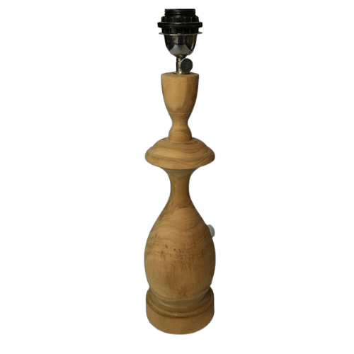 09-246.28 | Wood Lampbase Lathe Vera 40x10cm Natural