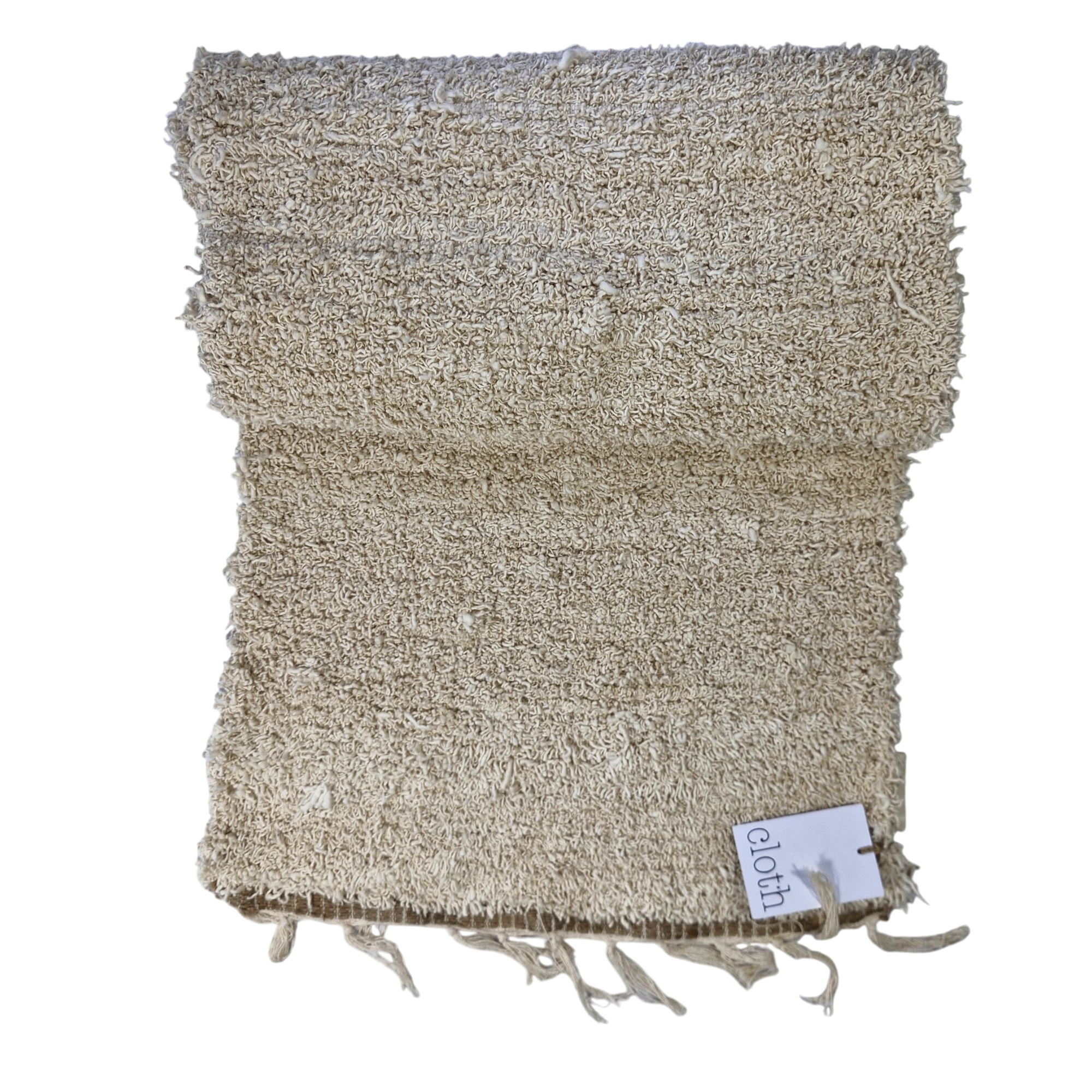 30-945.28 | Hand Woven Cotton Floor Rug Weave 100x180cm Natural