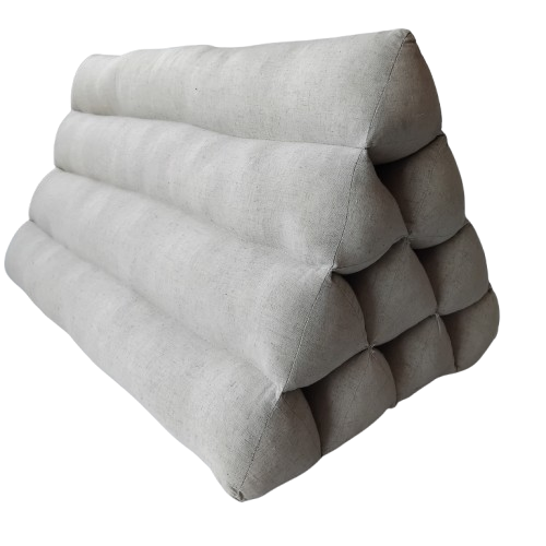 01-091.28 | Linen Cushion Cover Wedge 60x35cm Natural