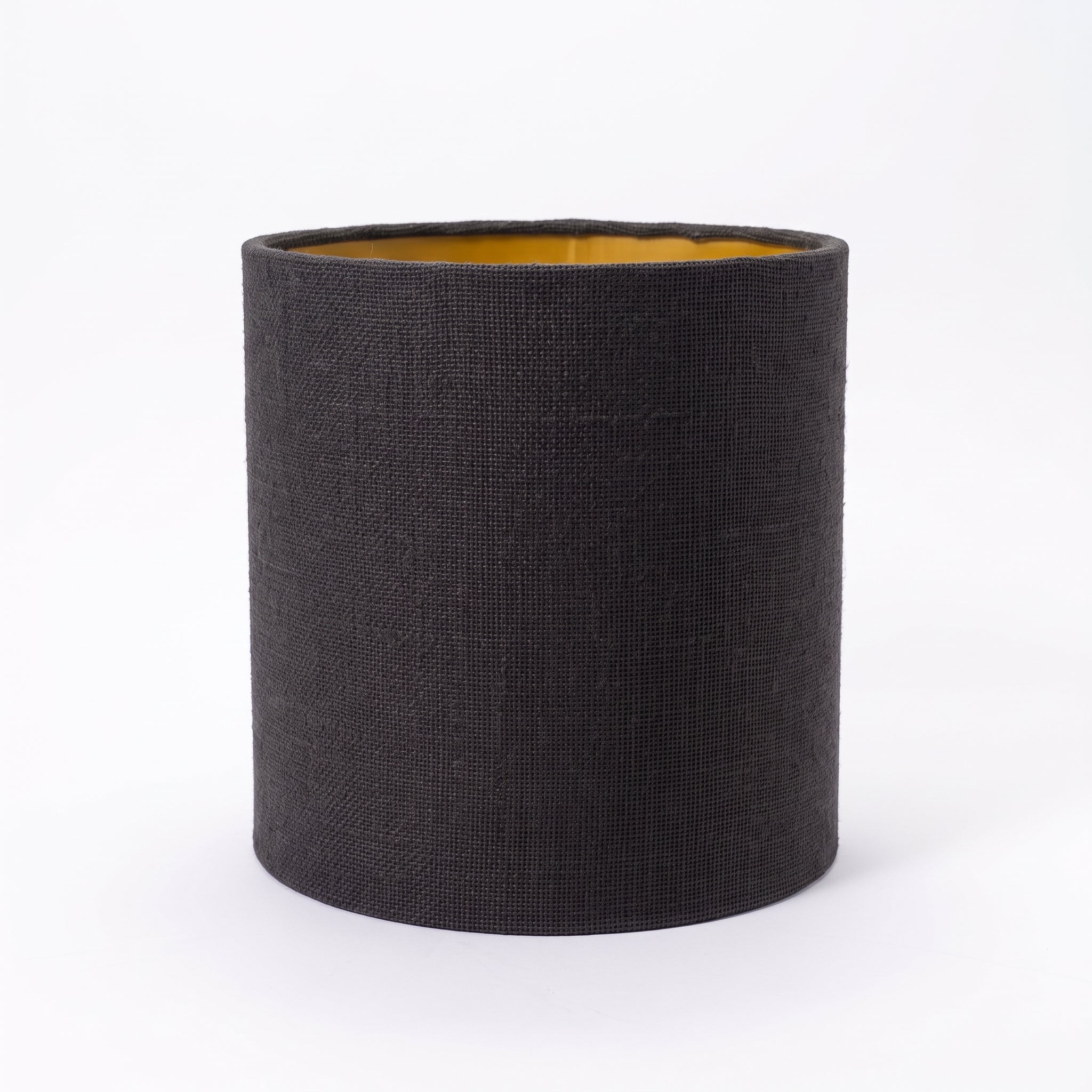 10-967.38| Hessian Lampshade Cylinder 30x30 Charcoal