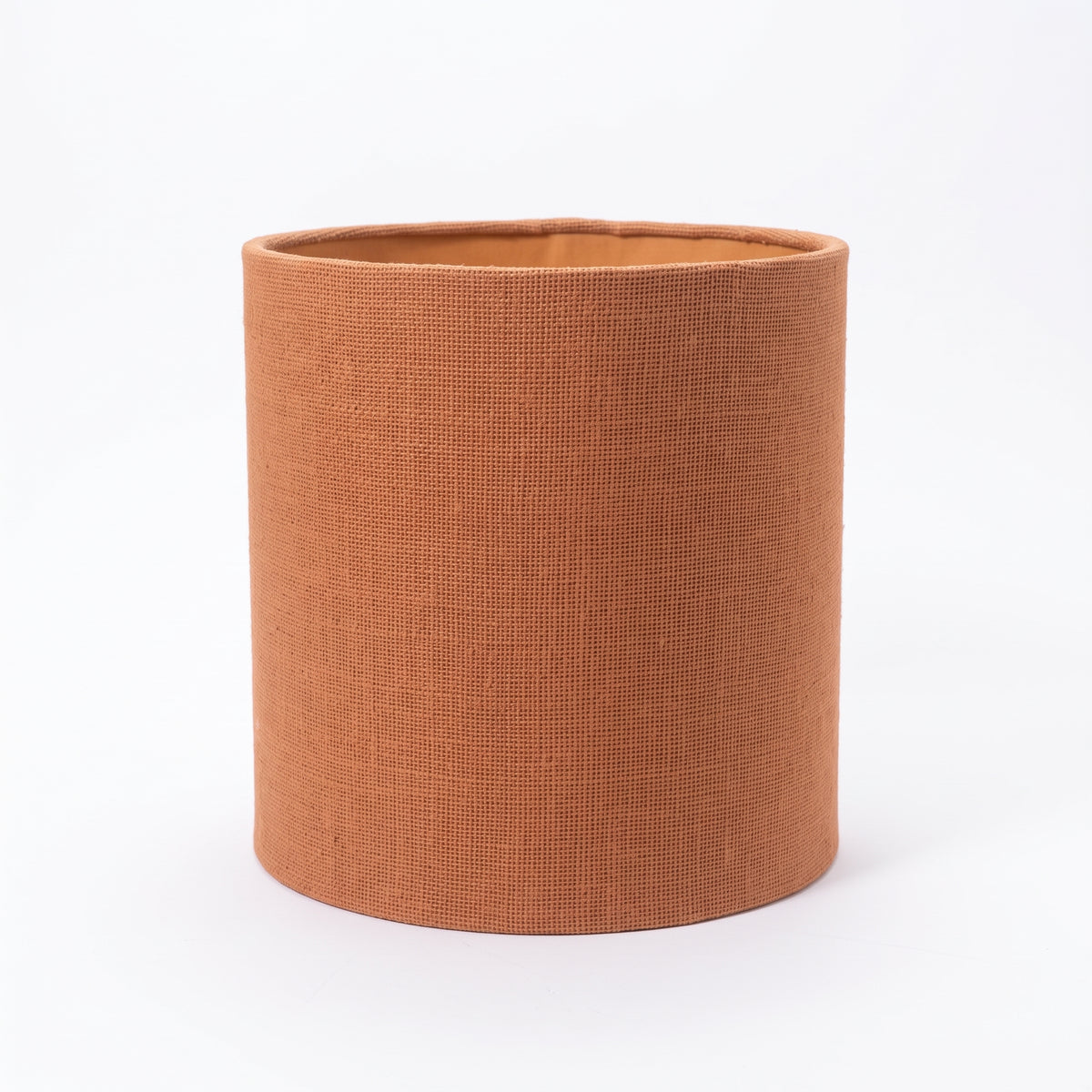 10-487.46| Hessian Lampshade Cylinder 30x30 Clay