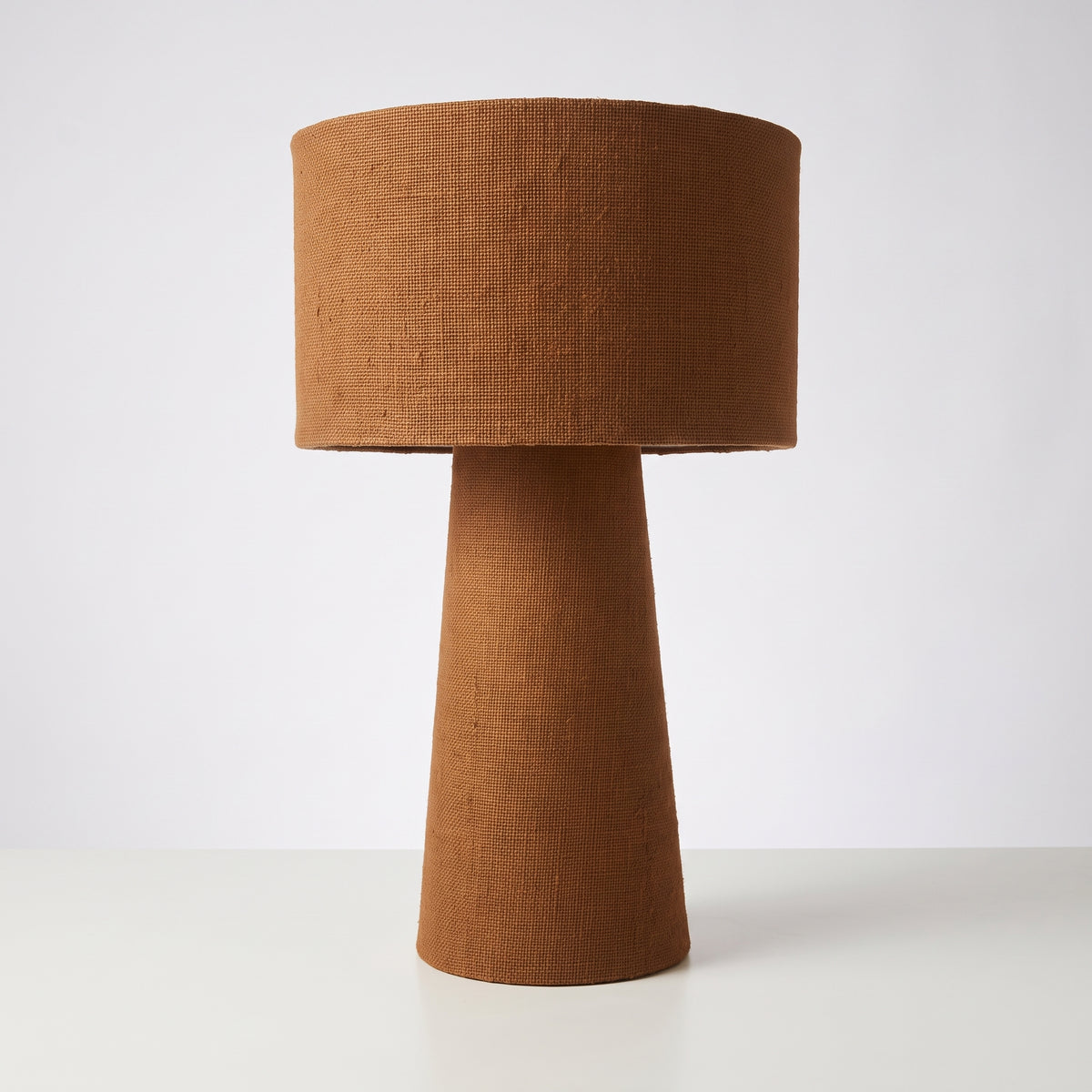 10-854.46| Hessian Lampshade Dayu 60x35cm Clay