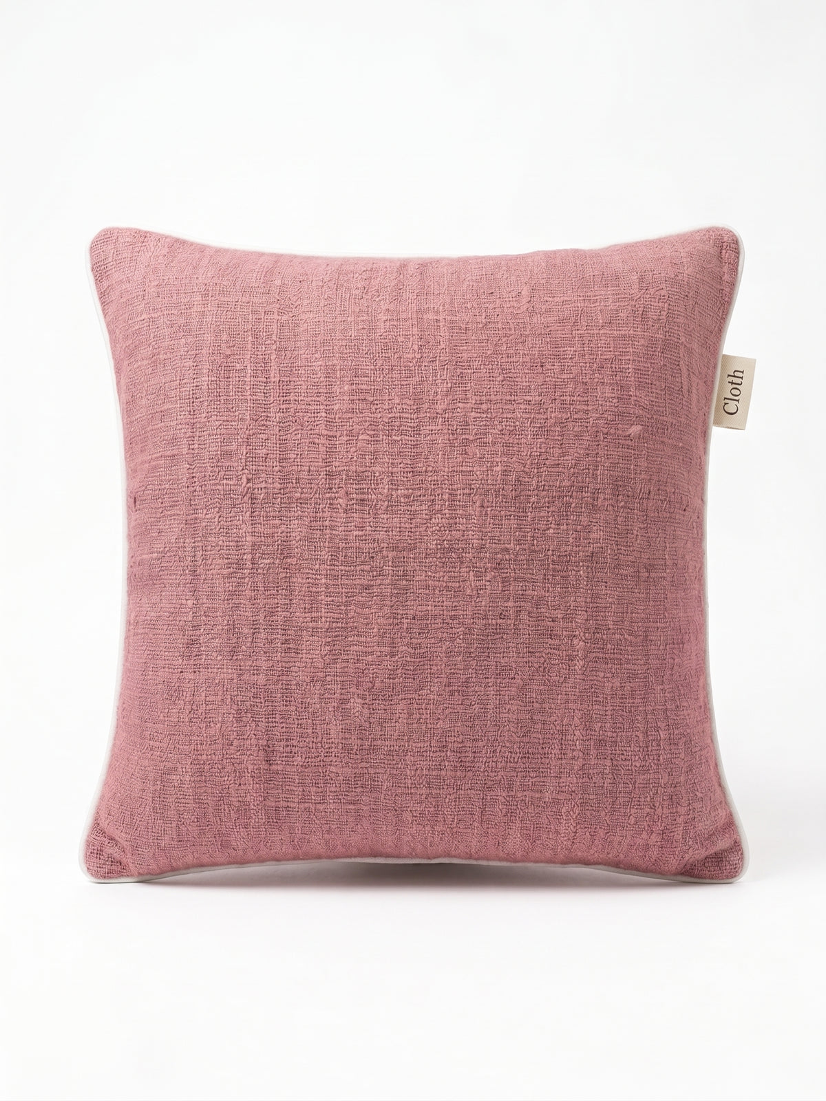 01-075.47 | Hand Woven Cotton Cushion Cover Piping 55x55cm Lotus