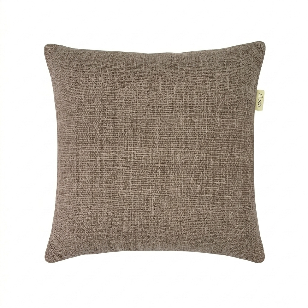01-075.47 | Hand Woven Cotton Cushion Cover Piping 55x55cm Lotus