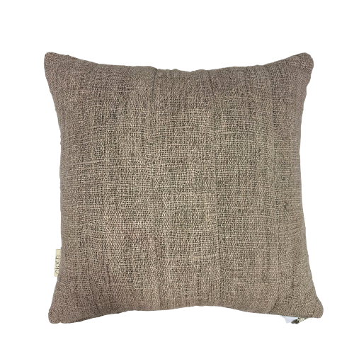 01-122.47| Hand Woven Cotton Cushion Cover Garis 50x50cm Lotus