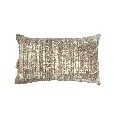 01-452.47| Hand Woven Cotton Cushion Cover Popcorn 50x30cm Lotus