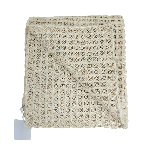 02-808.28 | Cotton Bedrunner Macrame 200x60cm Natural