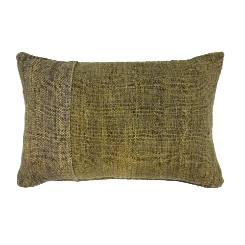 01-192.39| Cotton/Hessian Cushion Cover Indi 50x30cm Moss
