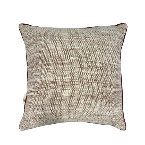 01-506.45 | Cotton Mix Cushion Cover Piping 55x55 Terracotta
