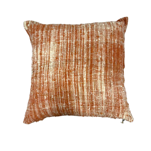 01-413.45| Cotton Popcorn Cushion Cover  55x55cm Terracotta