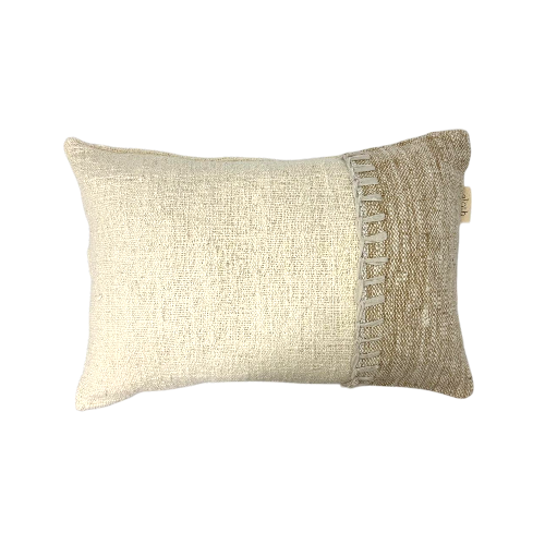 01-229.28| Cotton  Cushion Cover Archipel 60x40cm Natural